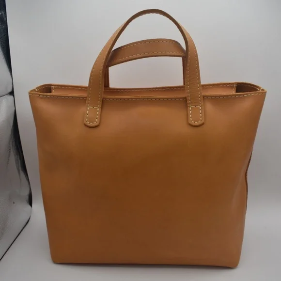 Portland Leather Customized Sunflower Medium Crossbody Tote NWOT - Picture 6 of 13